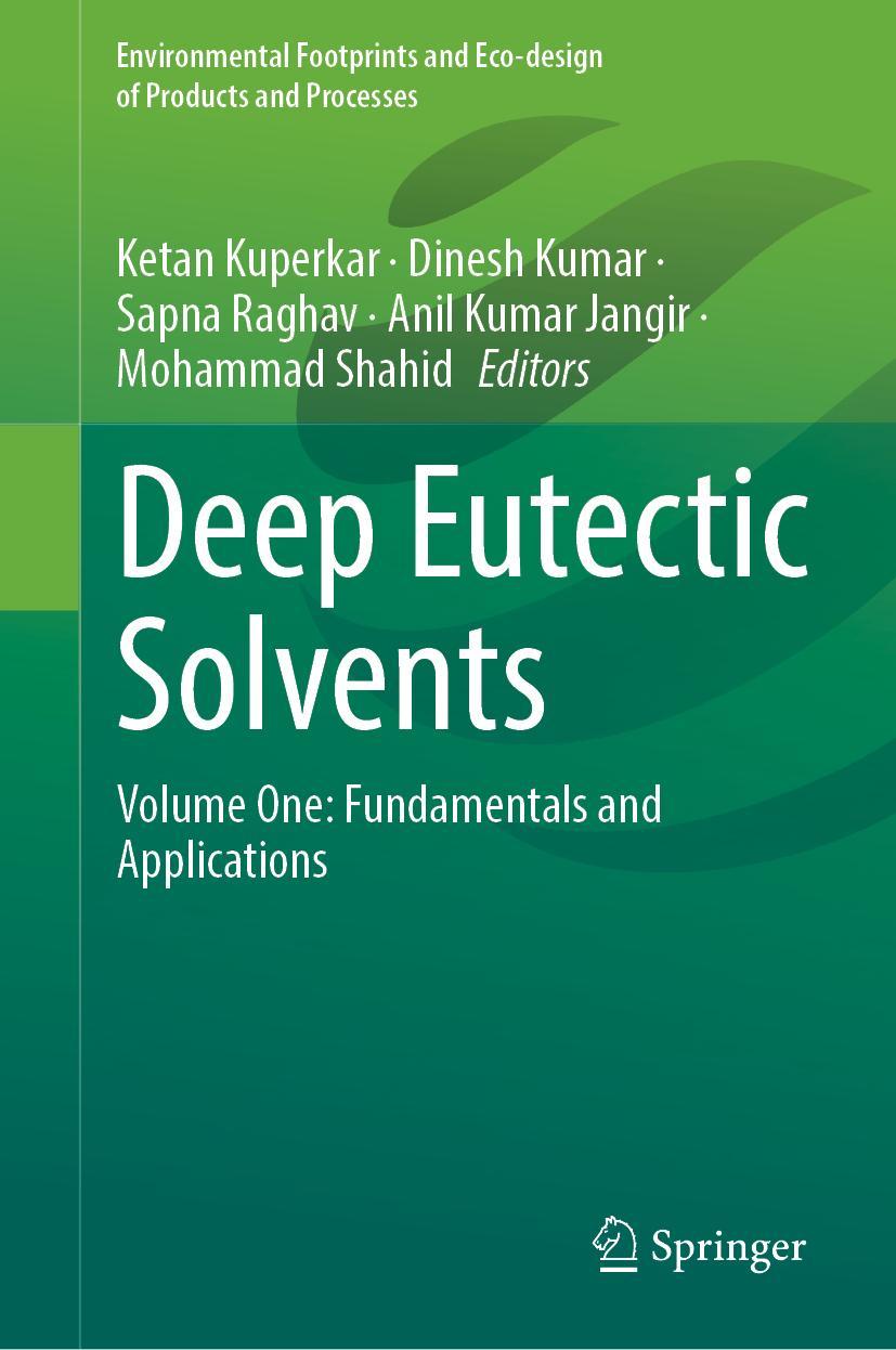 Kniha Deep Eutectic Solvents Dinesh Kumar