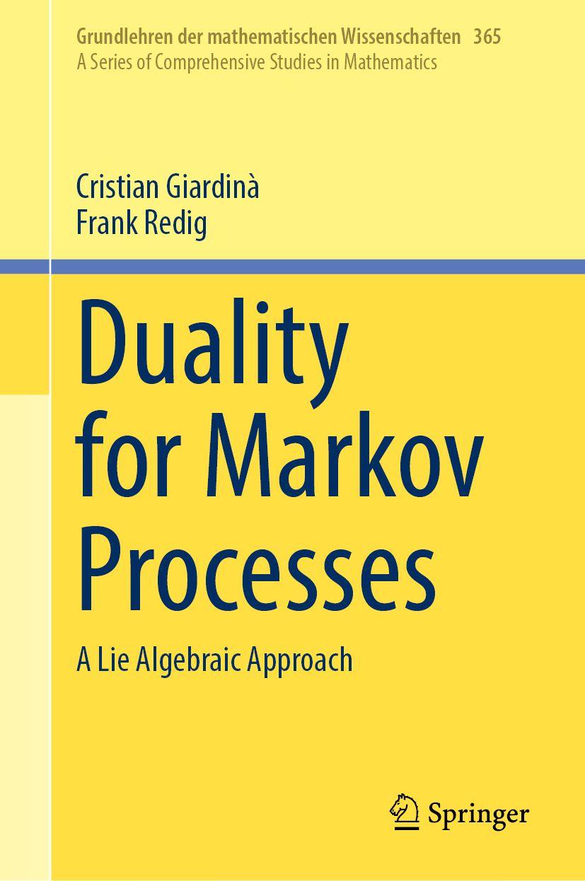 Kniha Duality for Markov Processes Frank Redig