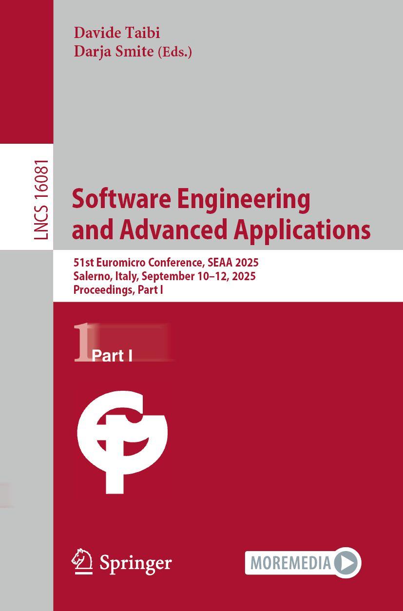 Kniha Software Engineering and Advanced Applications Darja Smite