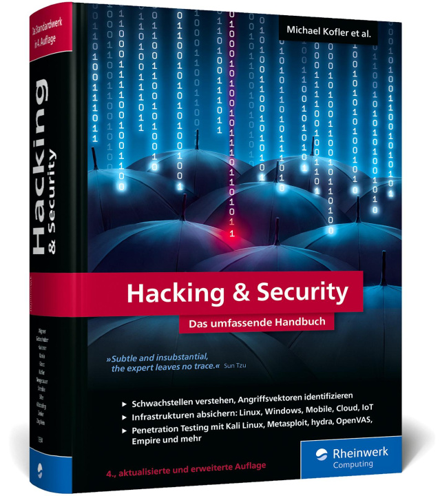 Kniha Hacking u. Security Matthias Wübbeling