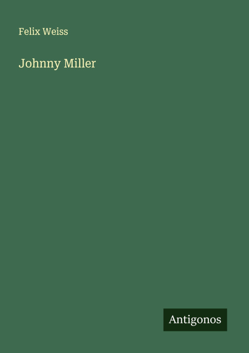 Kniha Johnny Miller 