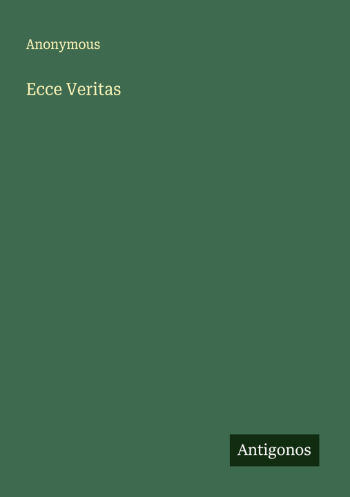 Kniha Ecce Veritas 