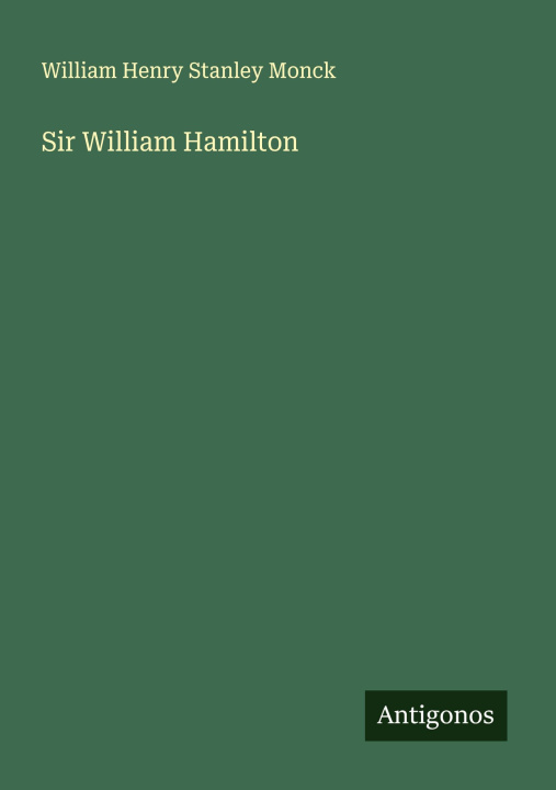 Kniha Sir William Hamilton 
