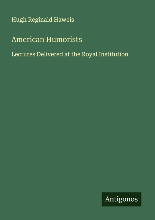 Kniha American Humorists 