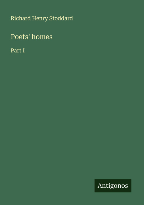 Kniha Poets' homes 