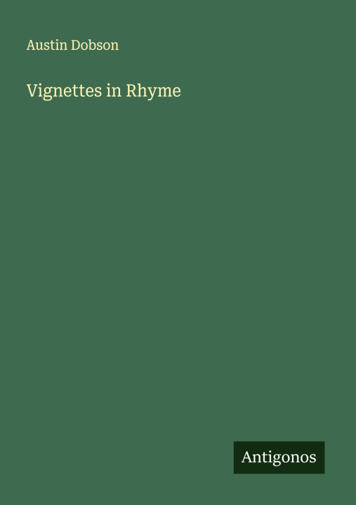 Kniha Vignettes in Rhyme 