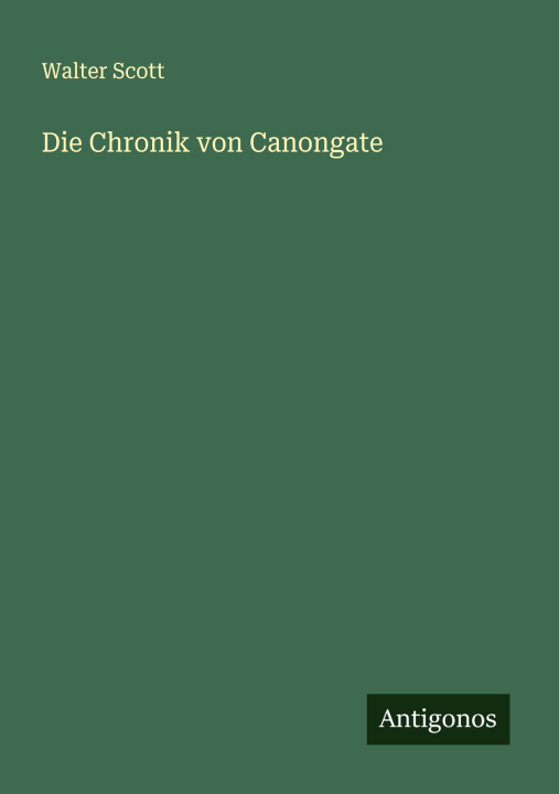Книга Die Chronik von Canongate 