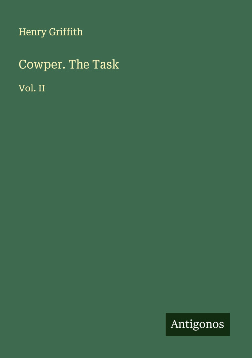 Kniha Cowper. The Task 