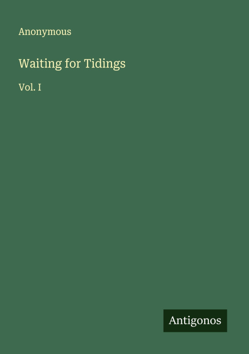 Kniha Waiting for Tidings 