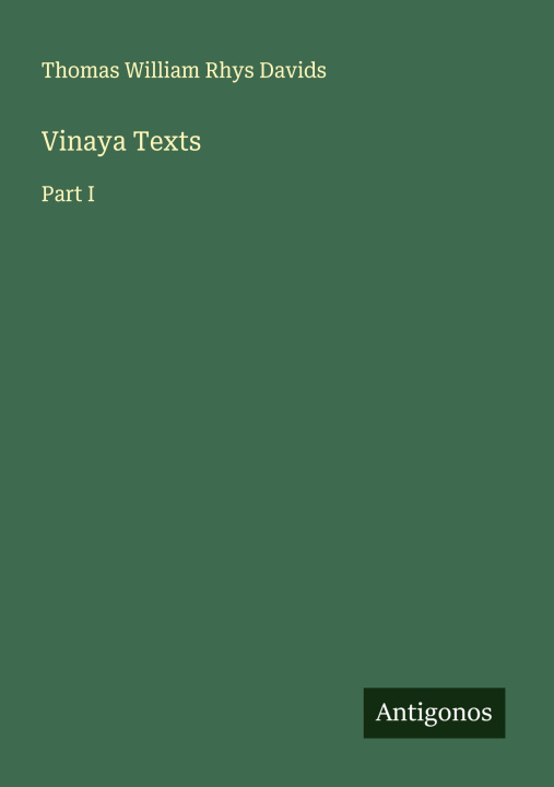 Kniha Vinaya Texts 