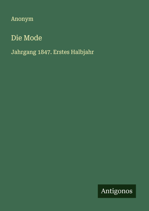 Kniha Die Mode 