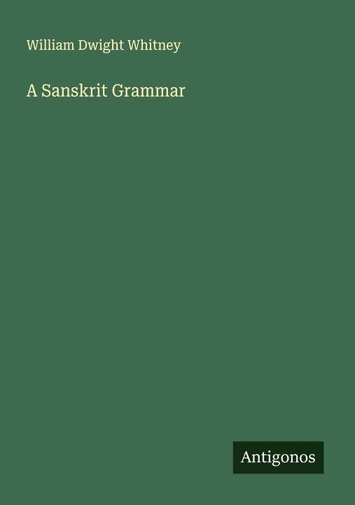 Kniha A Sanskrit Grammar 