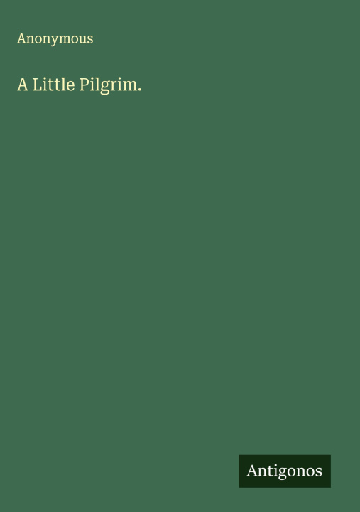 Kniha A Little Pilgrim. 