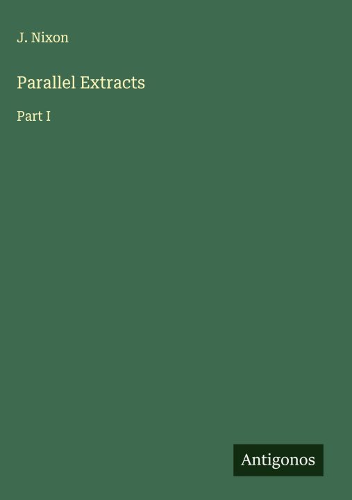 Kniha Parallel Extracts 