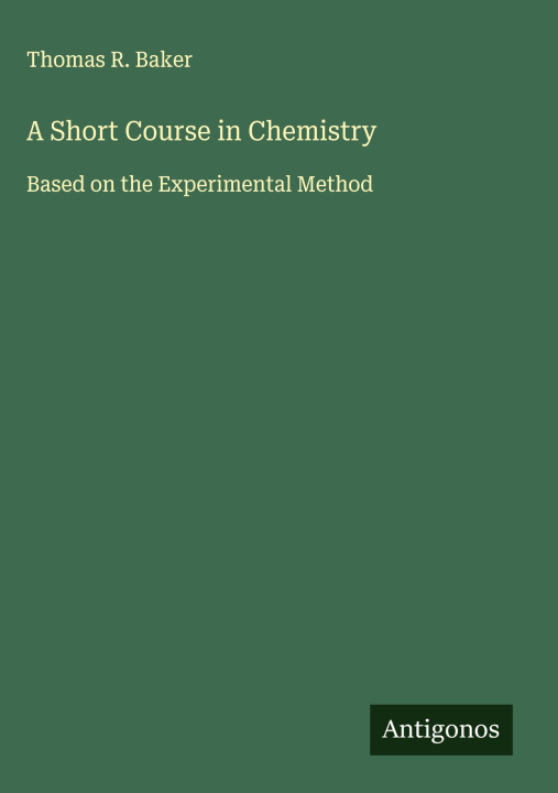 Kniha A Short Course in Chemistry 