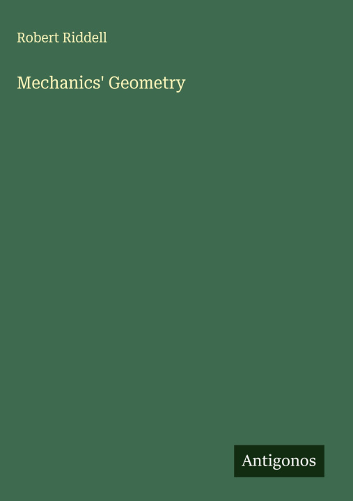 Kniha Mechanics' Geometry 