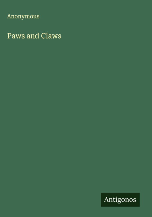 Kniha Paws and Claws 