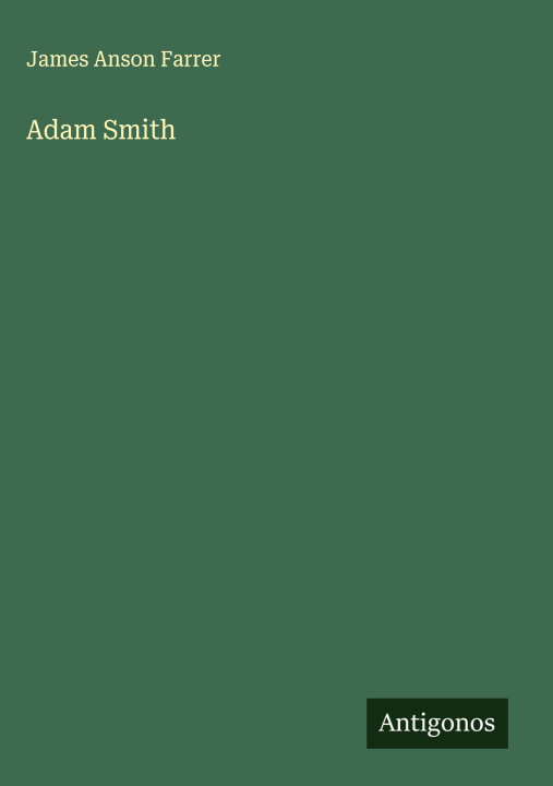Kniha Adam Smith 