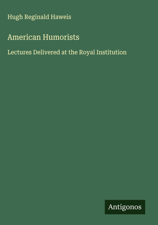 Kniha American Humorists 