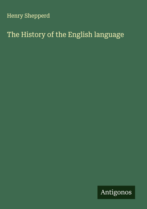 Kniha The History of the English language 