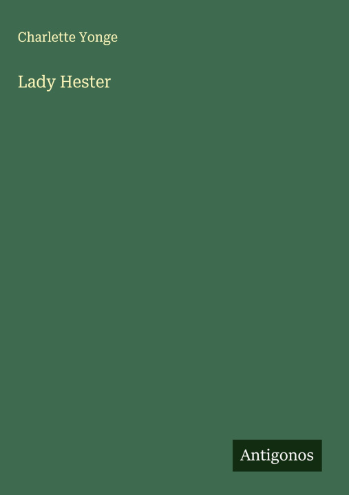 Kniha Lady Hester 