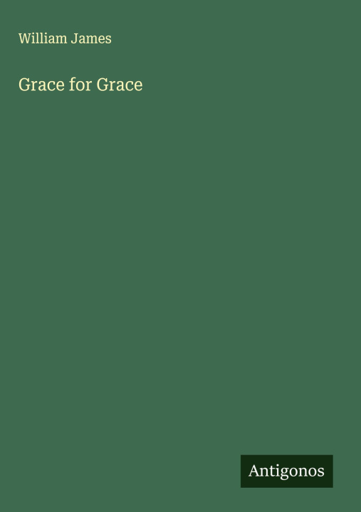 Kniha Grace for Grace 