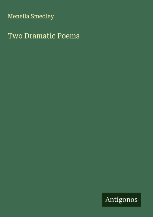 Kniha Two Dramatic Poems 