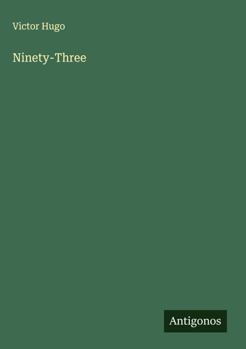 Kniha Ninety-Three 
