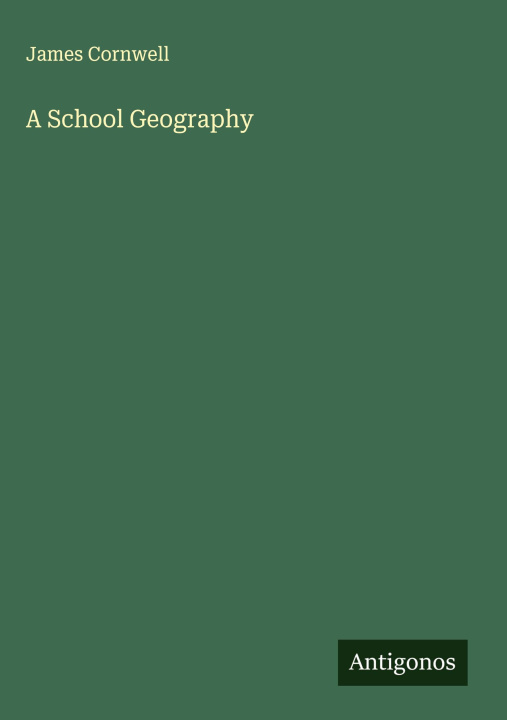 Kniha A School Geography 