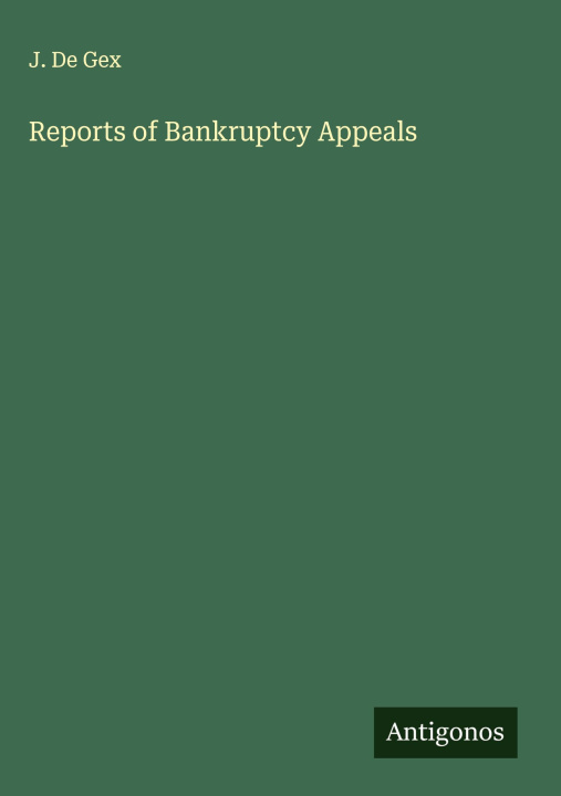 Kniha Reports of Bankruptcy Appeals 