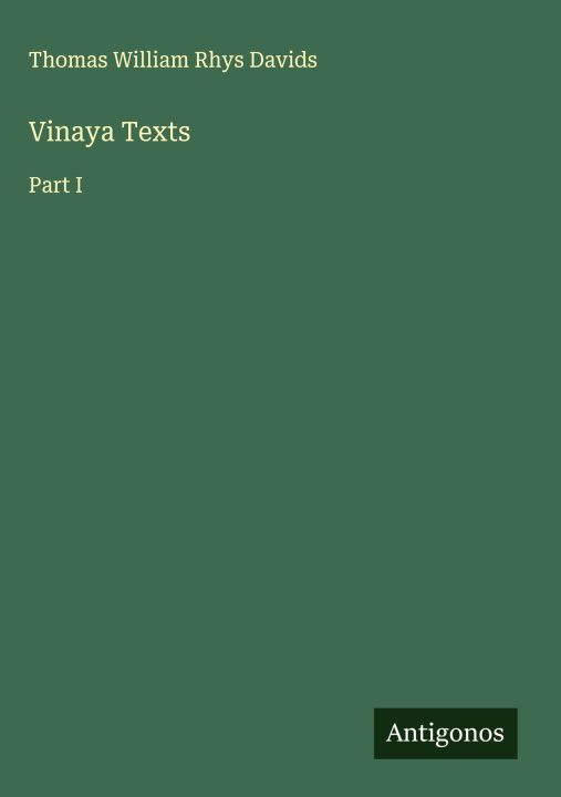 Kniha Vinaya Texts 