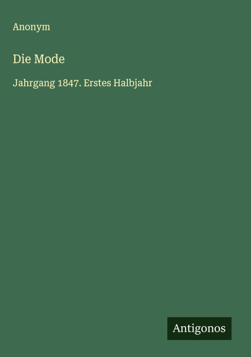 Kniha Die Mode 