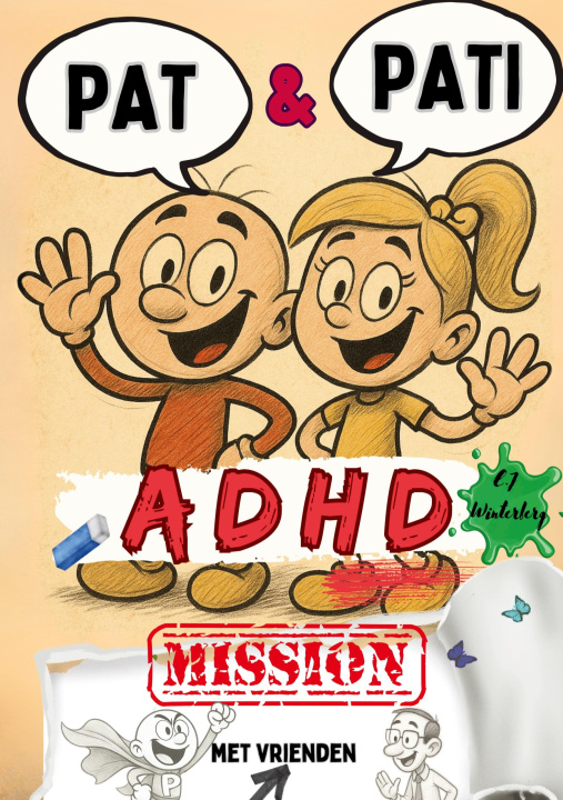 Libro PAT & PATI met vrienden ADHD MISSION Emma-Johanna Winterberg