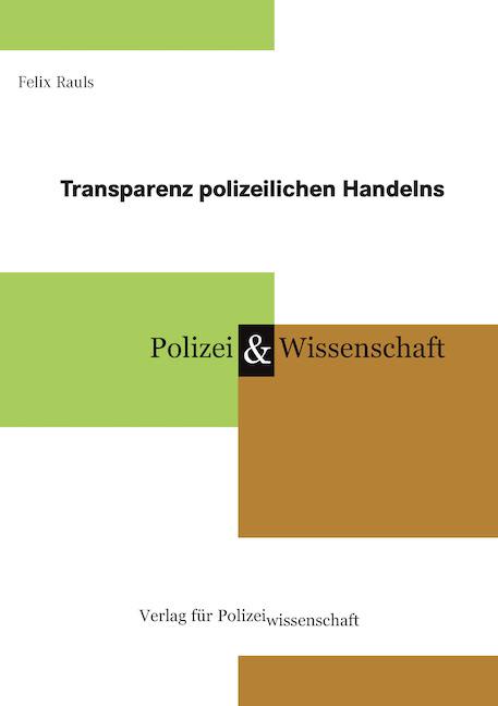 Kniha Transparenz polizeilichen Handelns 