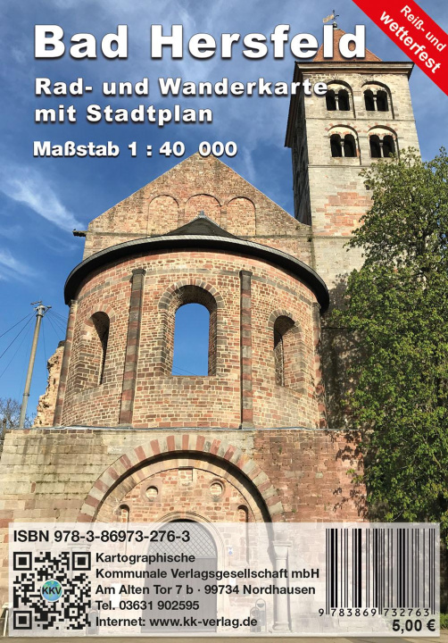 Tlačovina Bad Hersfeld KKV Kartographische Kommunale Verlagsgesellschaft mbH