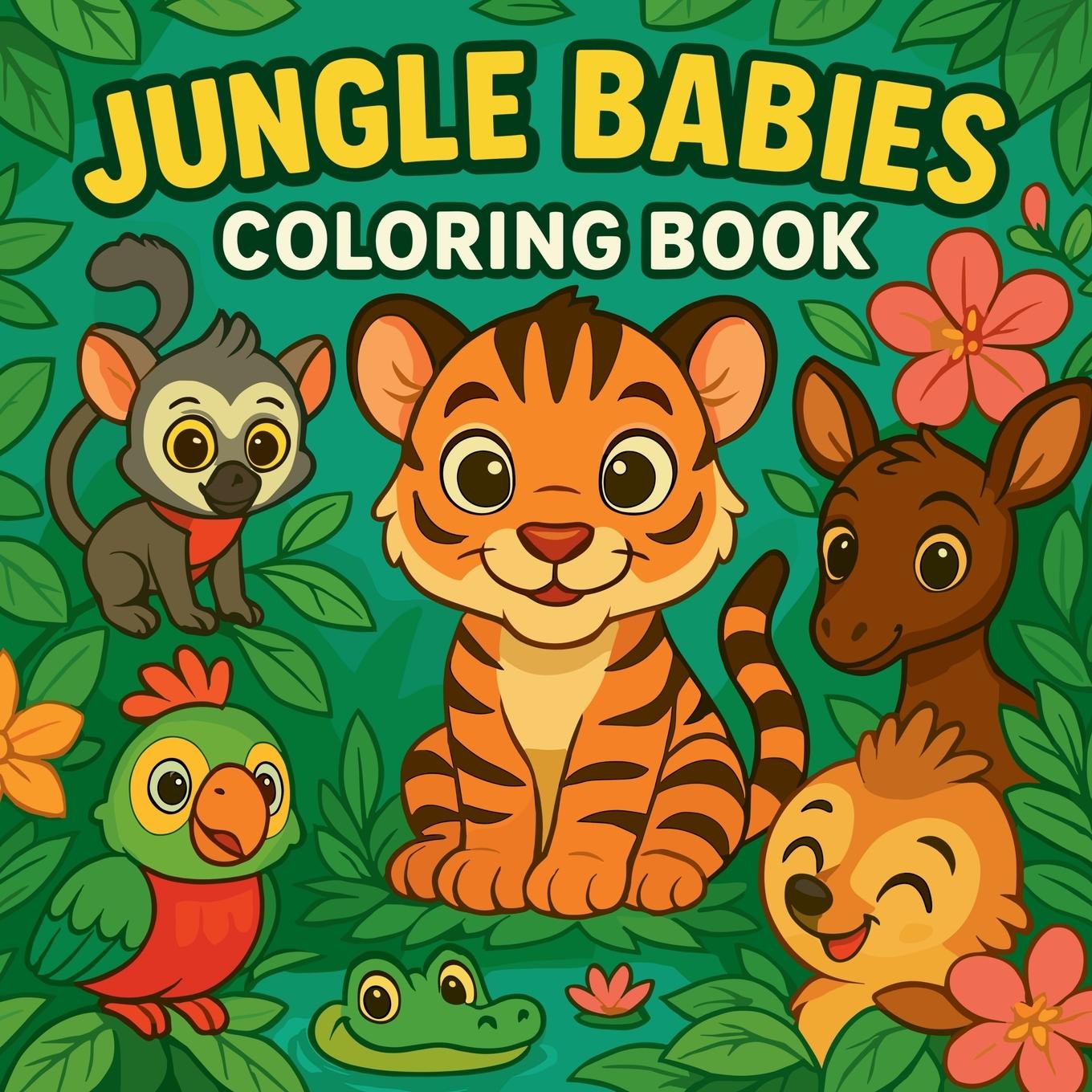 Kniha Jungle Babies - Coloring Book 