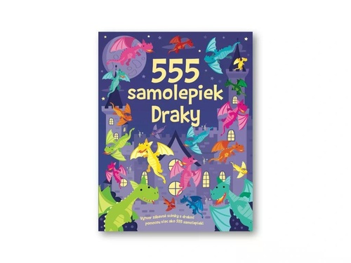 Libro 555 samolepiek Draky 