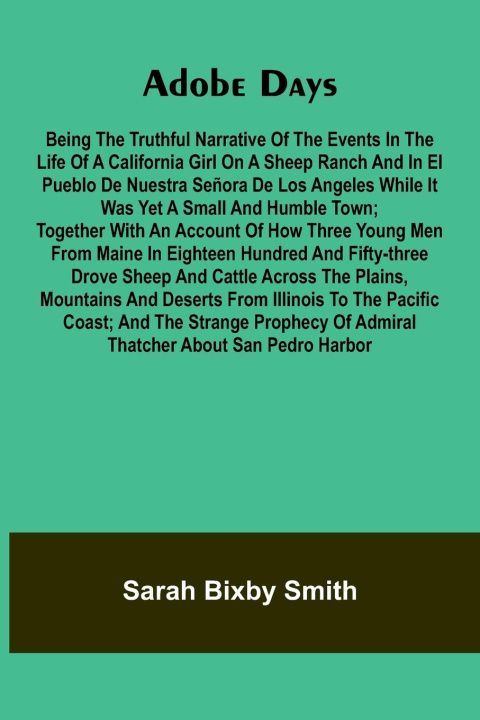Buch Adobe days Sarah Bixby Smith