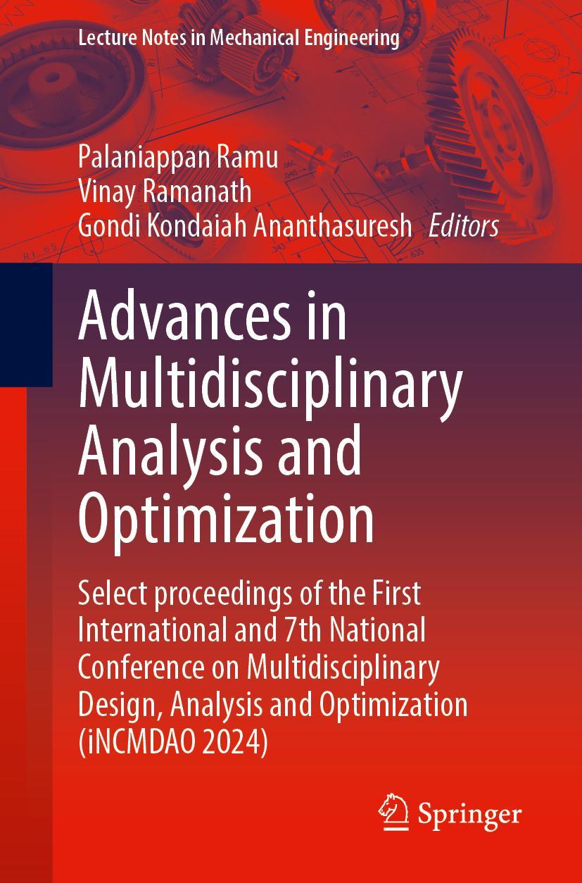 Könyv Advances in Multidisciplinary Analysis and Optimization Vinay Ramanath
