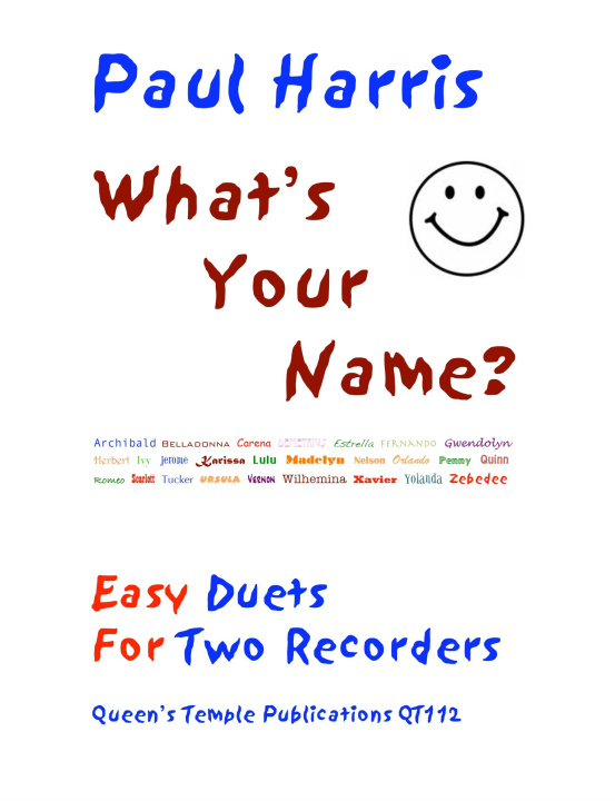Knjiga What's Your Name? (Recorders) 