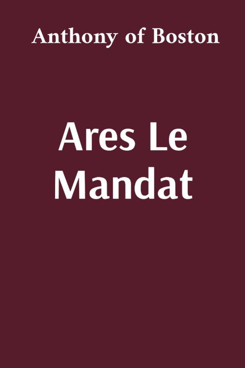 Buch Ares Le Mandat 