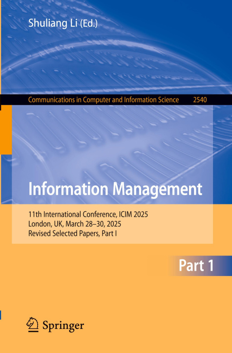 Knjiga Information Management Shuliang Li