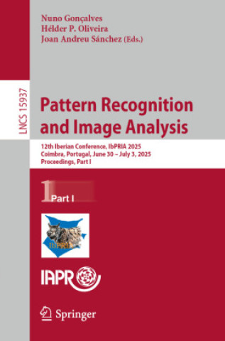 Kniha Pattern Recognition and Image Analysis Nuno Gonçalves