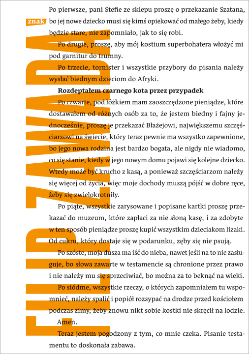 Libro Rozdeptałem czarnego kota przez przypadek Filip Zawada