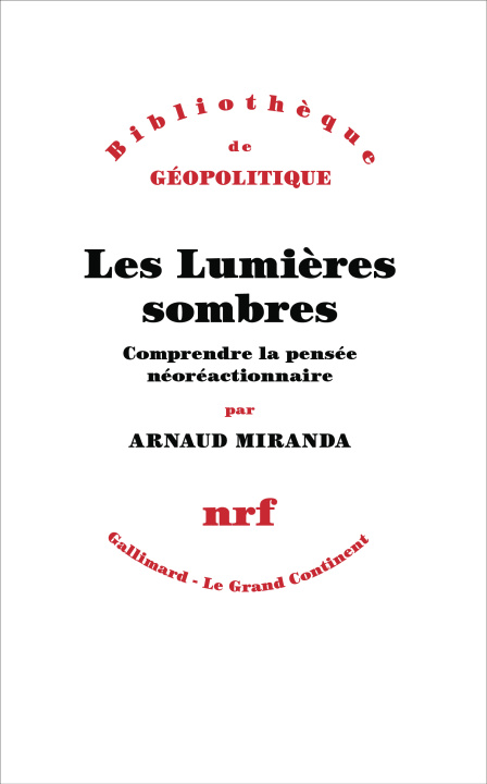 Βιβλίο Les " Lumières sombres " Miranda