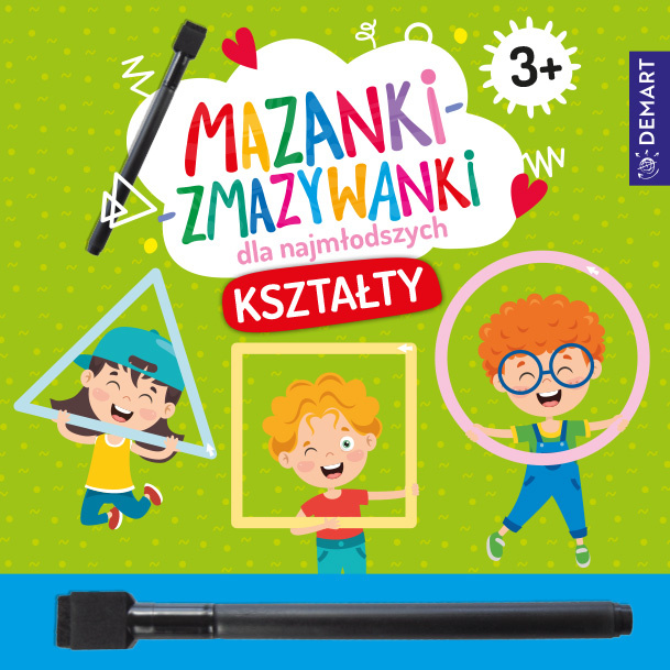Libro Mazanki-zmazywanki dla najmłodszych. Kształty Anna Borchard