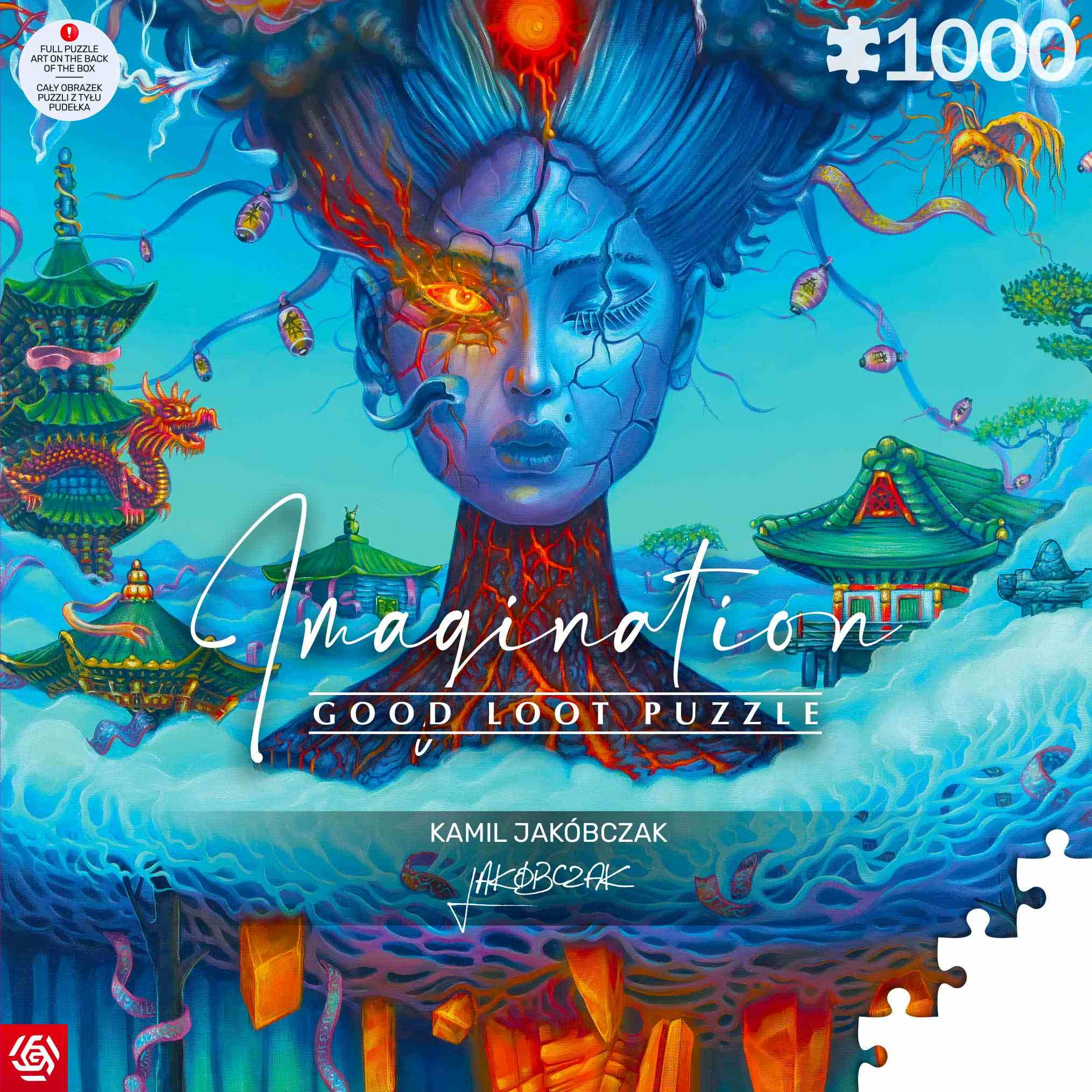 Libro Puzzle 1000 Imagination Kamil Jakóbczak Fudżi 