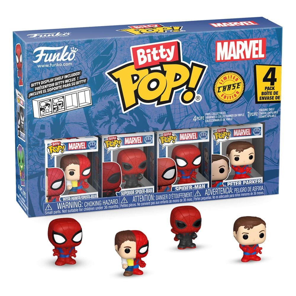 Játék Funko Bitty POP: Spider-Man - Peter Parker (Split) 4-pack 