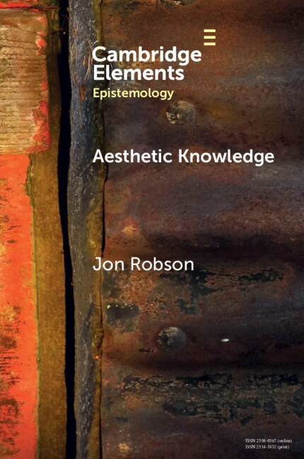 Kniha Aesthetic Knowledge Jon Robson