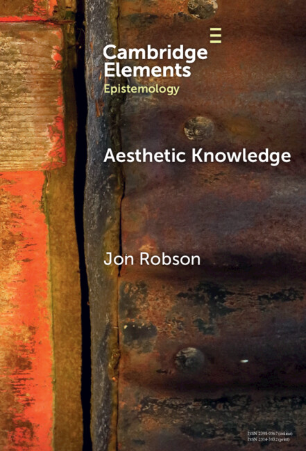 Kniha Aesthetic Knowledge Jon Robson